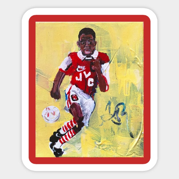 Ian Wright Sticker by ElSantosWorld